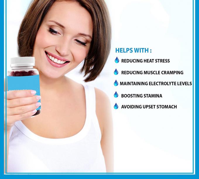 Oem Hydratation Elektrolyten Gummis Natürlicher Beerengeschmack Elektrolyten Gesundheitsunterstützung Vegan Glutenfrei Nicht-GVO Halal Pektin 1