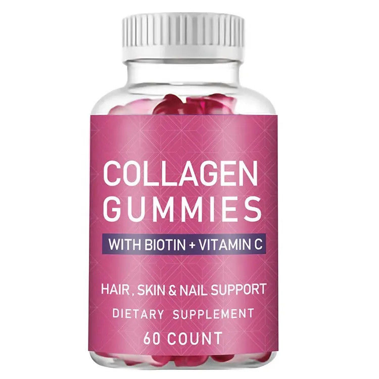 Biotin Gummi für das Haarwachstum Stärkere Nägel und Haut
