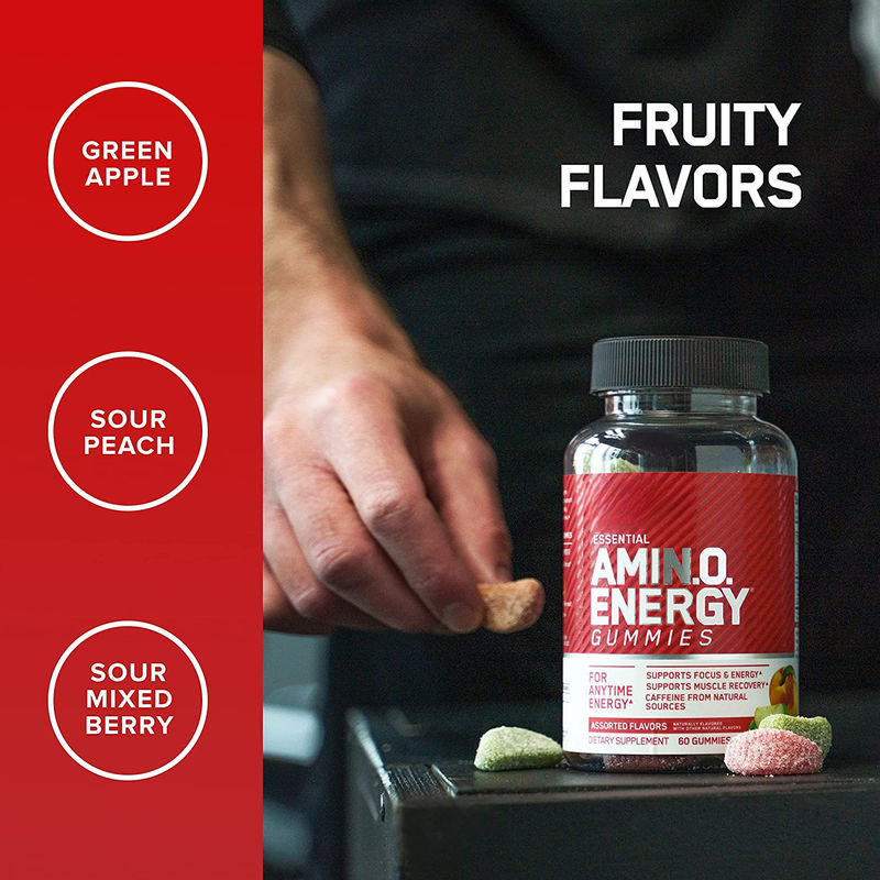Oem Private Label Vegan Ergänzungen Amino-Energie Gummies zu unterstützen Fokus Muskel Erholung