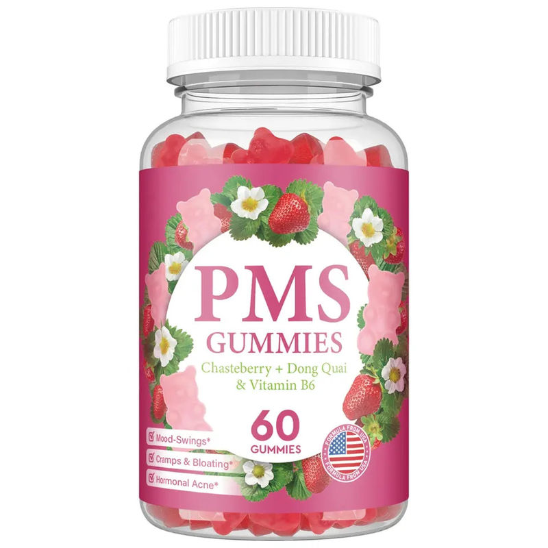 Zuckerfreie Kaugummi zur Linderung der Periode Hormonhaushalt PMS-Kaugummi zur Linderung der Menstruationsschmerzen bei Frauen PMS-Support-Kaugummi