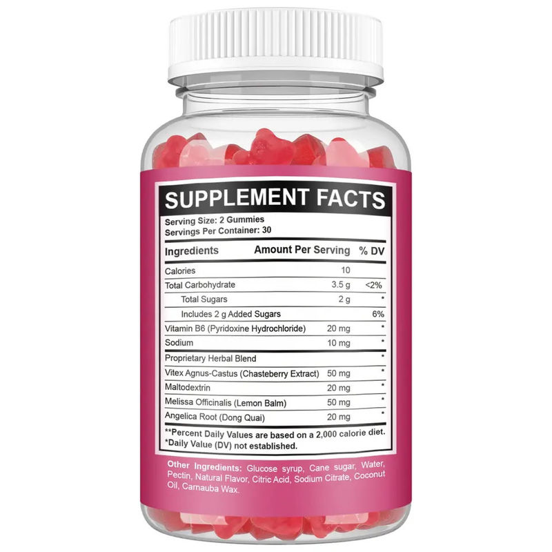 Zuckerfreie Kaugummi zur Linderung der Periode Hormonhaushalt PMS-Kaugummi zur Linderung der Menstruationsschmerzen bei Frauen PMS-Support-Kaugummi