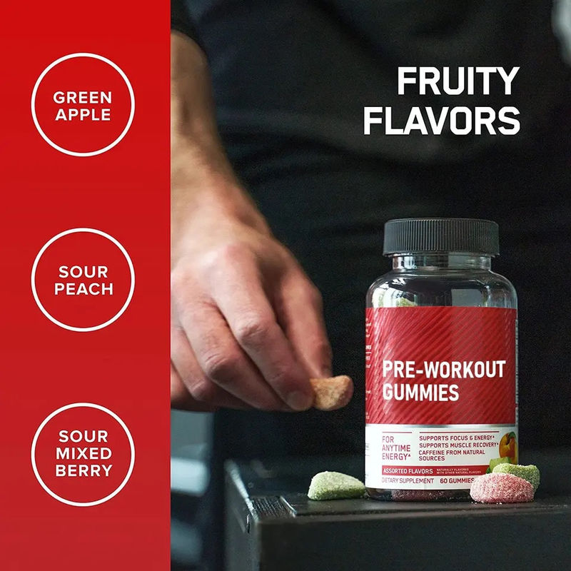 Oem unterstützt Energie Muskel Erholung Amino Energie Gummies Ergänzung für jederzeit Energie