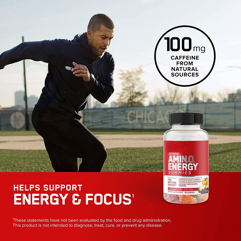 Oem unterstützt Energie Muskel Erholung Amino Energie Gummies Ergänzung für jederzeit Energie