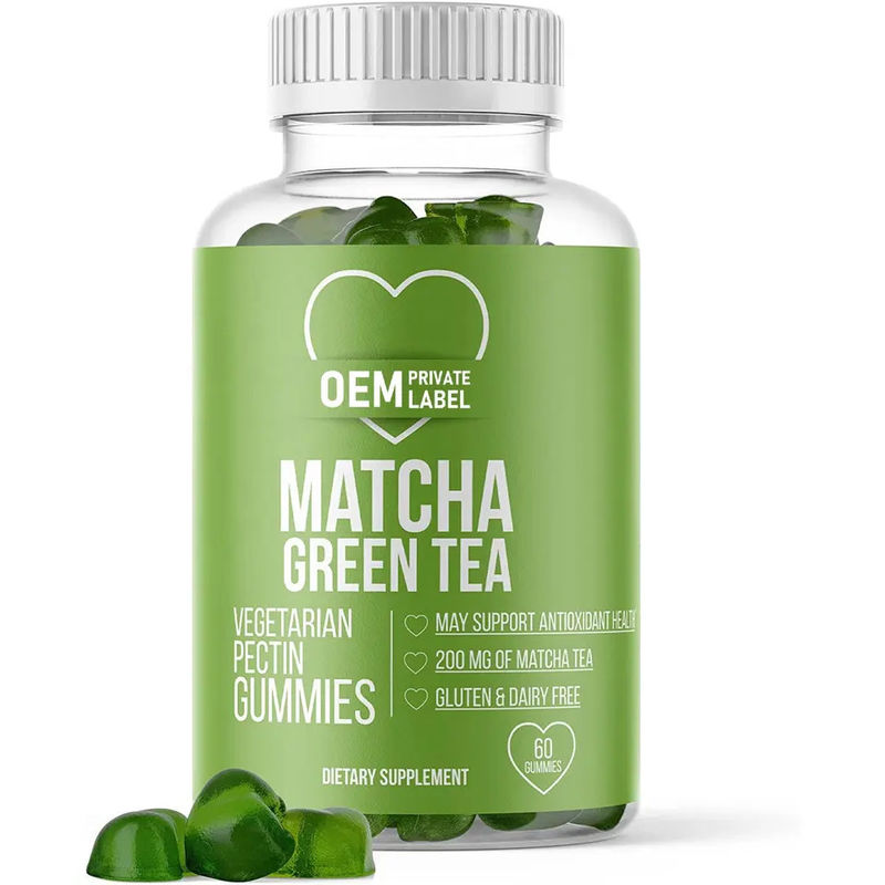 Bio-Matcha-Kaugummi für eine gesunde Verdauung und Antioxidansupport Vegan Matcha-Grüntee-Kaugummi für Entgiftung & Reinigung und Heilung