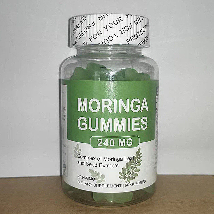 Oem Vegan Ergänzung Gummy Moringa Gummies für antioxidative Energie und Immunförderung