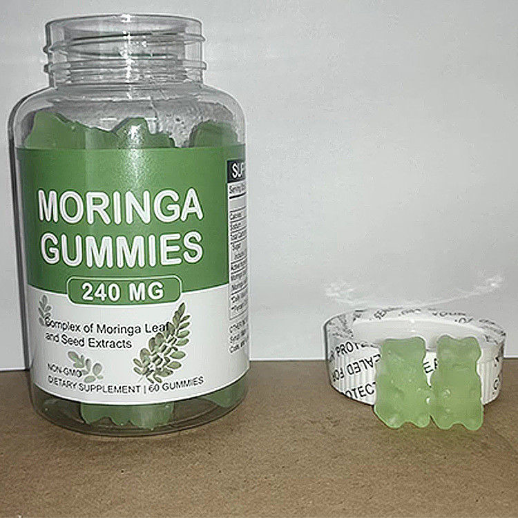 Oem Vegan Ergänzung Gummy Moringa Gummies für antioxidative Energie und Immunförderung
