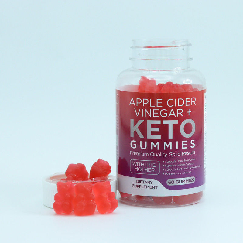Oem Private Label Nahrungsergänzungsmittel 60 Counts Apfelessig Acv Keto Bhb Gummies Gelee Süßigkeiten Gummy
