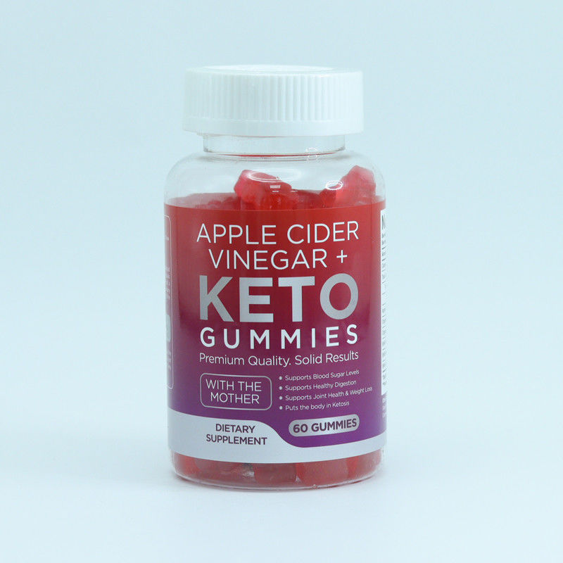 Oem Private Label Nahrungsergänzungsmittel 60 Counts Apfelessig Acv Keto Bhb Gummies Gelee Süßigkeiten Gummy