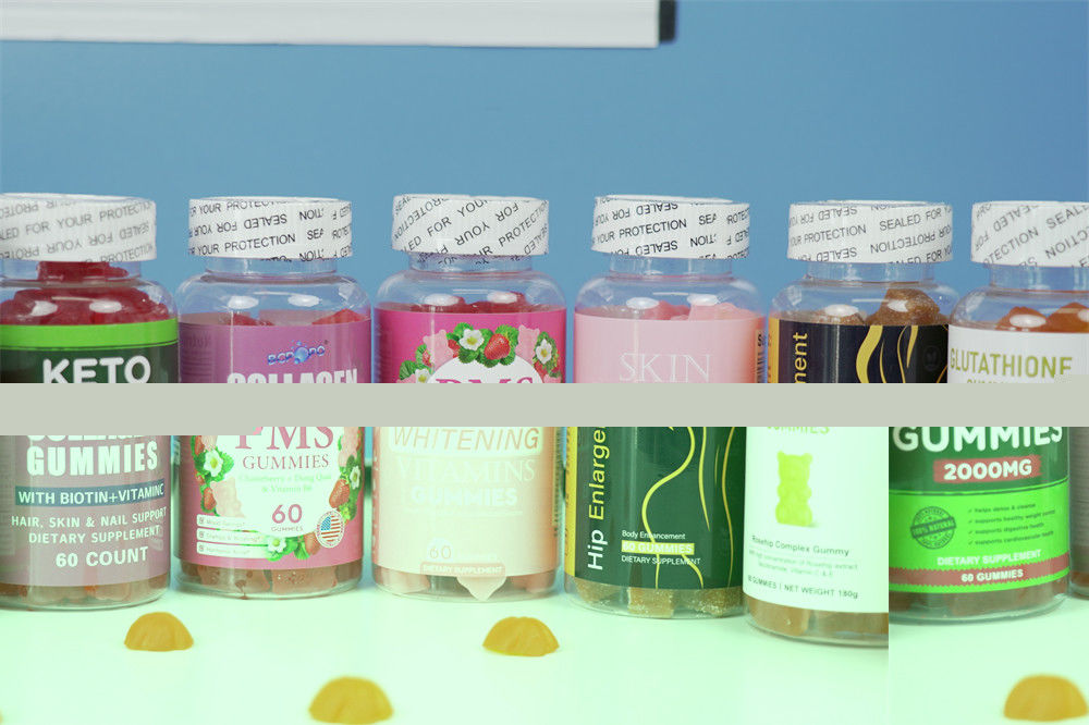 Oem Private Label Nahrungsergänzungsmittel 60 Counts Apfelessig Acv Keto Bhb Gummies Gelee Süßigkeiten Gummy