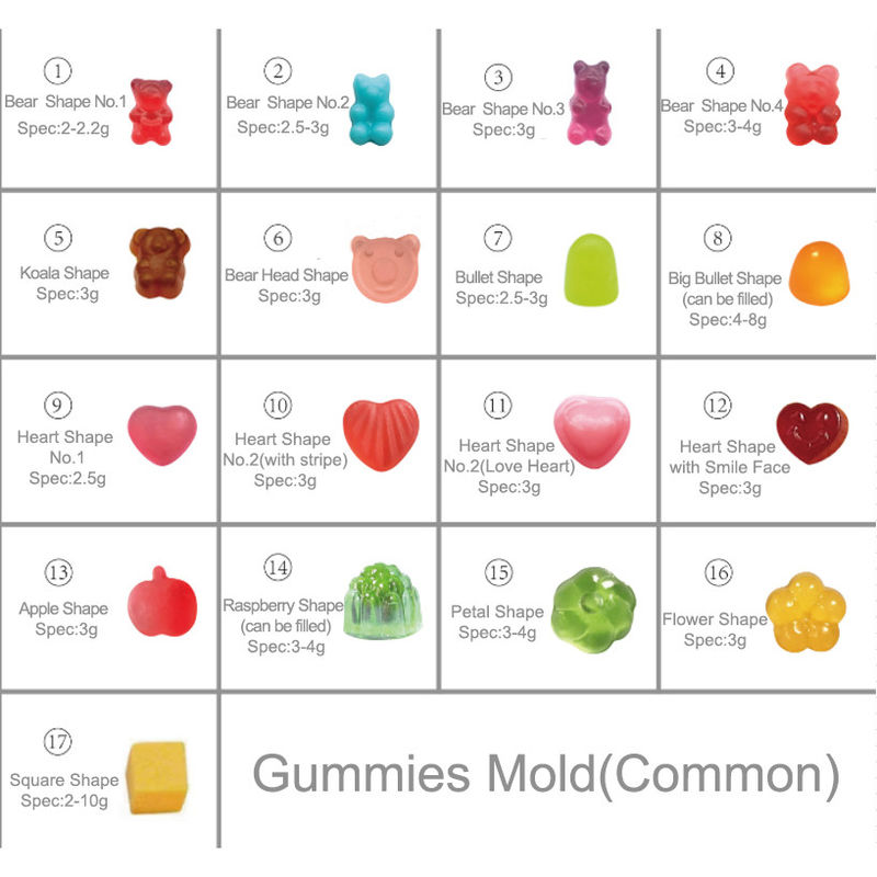 Oem Private Label Vegan Gummy Candy Focus Verstärken Sie das Gedächtnis Nootropika Gehirn-Booster Ergänzung Nootropic Gummies