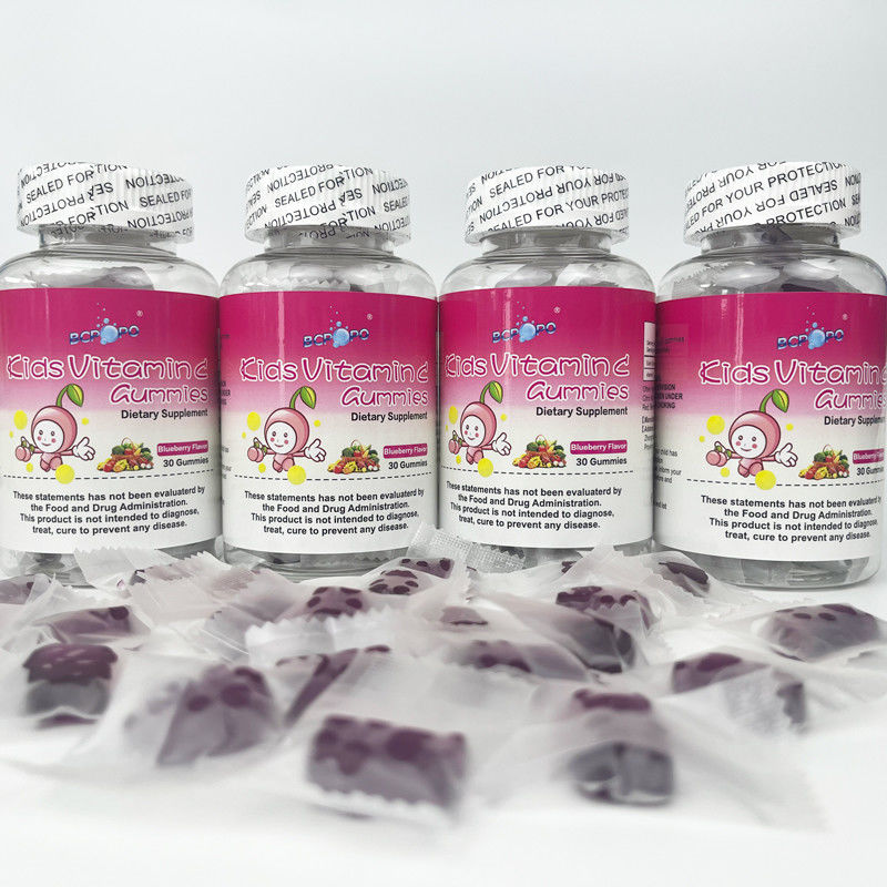 Private Label Oem Zuckerfreie Kinder Immunität Ergänzung Vitamin C Gummi Für Kinder