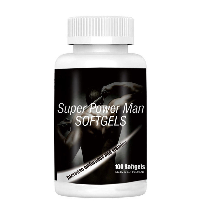 Oem Private Label Individuelle Formel Hot Sales Man Ergänzungen Super Power Softgel Kapseln
