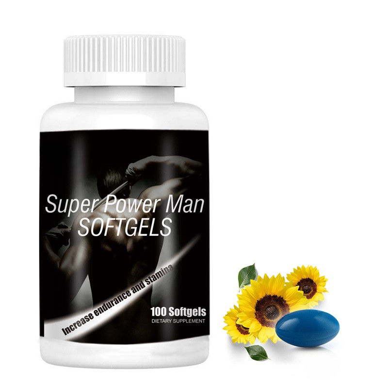 Oem Private Label Individuelle Formel Hot Sales Man Ergänzungen Super Power Softgel Kapseln
