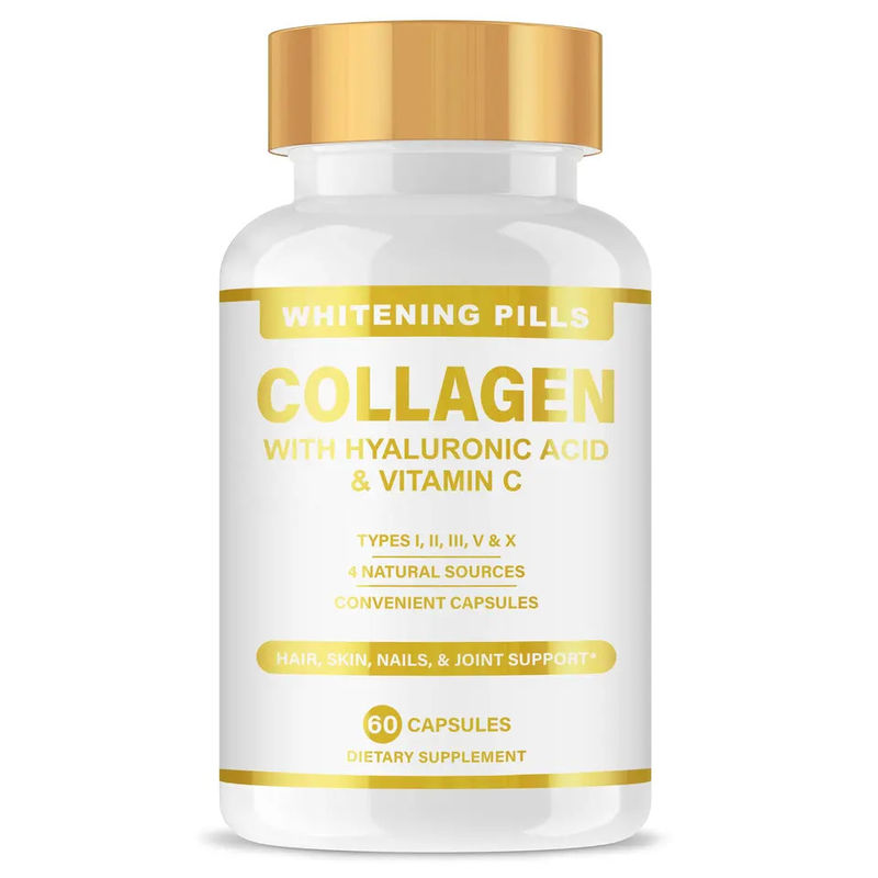 Oem Multihydrolysierte Kollagenkapseln für Anti-Aging und Haut Schönheit Kollagenpulver Softgel Kapseln Ergänzungen