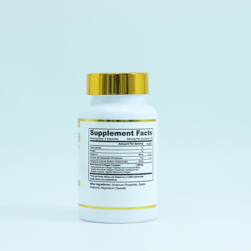 Oem Multihydrolysierte Kollagenkapseln für Anti-Aging und Haut Schönheit Kollagenpulver Softgel Kapseln Ergänzungen