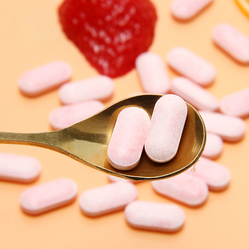 Oem Private Label Hautbleiche Immunität Ergänzungen Custom Vitamin C 100 mg 500 mg Kautabletten