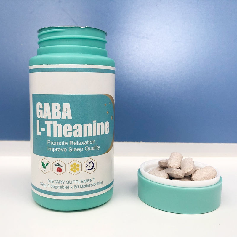 Natürliche gesunde Gaba-L-Theanin-Tabletten Kapsel zum Schutz der Hirnnerven und zur Förderung des Schlafes